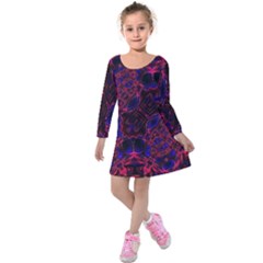 Jones Kids  Long Sleeve Velvet Dress by MRNStudios