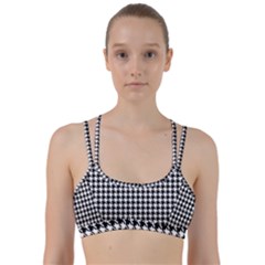 Houndstooth Line Them Up Sports Bra