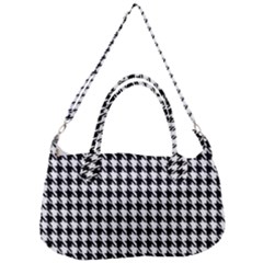 Houndstooth Removal Strap Handbag by nateshop