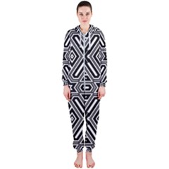 Grid Hooded Jumpsuit (Ladies)