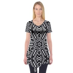 Grid Short Sleeve Tunic 