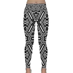 Grid Lightweight Velour Classic Yoga Leggings