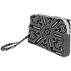 Grid Wristlet Pouch Bag (Small)