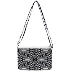 Grid Double Gusset Crossbody Bag