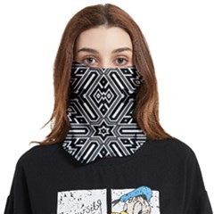 Grid Face Covering Bandana (Two Sides)