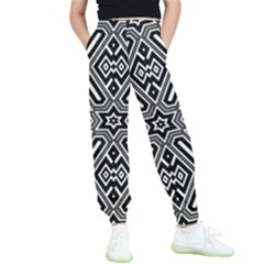 Grid Kids  Elastic Waist Pants