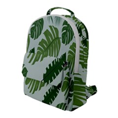 Leaves Flap Pocket Backpack (large) by nateshop