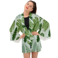 Leaves Long Sleeve Kimono by nateshop