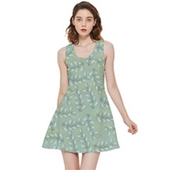 Leaves-pattern Inside Out Reversible Sleeveless Dress by nateshop