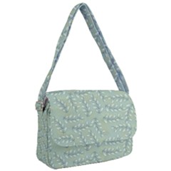Leaves-pattern Courier Bag by nateshop