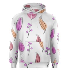 Leaves-pink Men s Core Hoodie