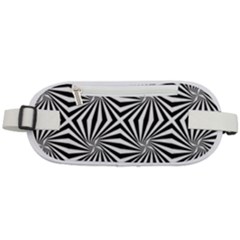 Line Rounded Waist Pouch by nateshop