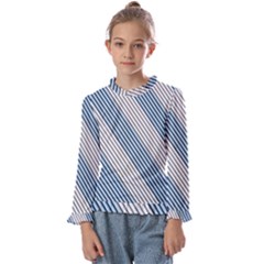 Lines Kids  Frill Detail Tee