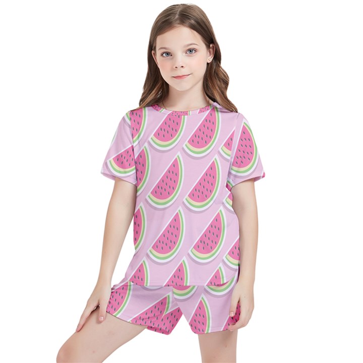 Melons Kids  Tee and Sports Shorts Set