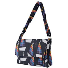 Non-seamless Full Print Messenger Bag (S)