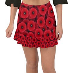 Opium Fishtail Mini Chiffon Skirt by nateshop