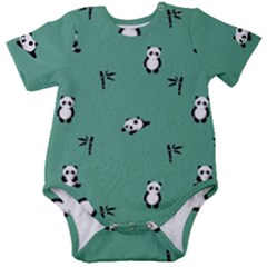 Pandas Baby Short Sleeve Onesie Bodysuit