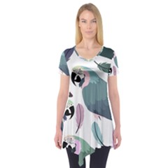 Parrot Short Sleeve Tunic 