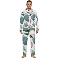 Parrot Men s Long Sleeve Velvet Pocket Pajamas Set