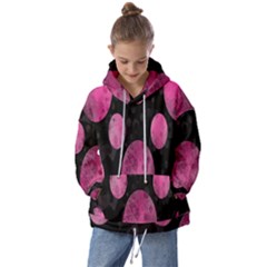 Pattern Circles Kids  Oversized Hoodie