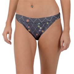 Pattern Flower Band Bikini Bottom by nateshop