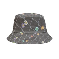 Pattern Flower Inside Out Bucket Hat by nateshop