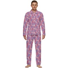 Pattern,ilustrasi Men s Long Sleeve Velvet Pocket Pajamas Set