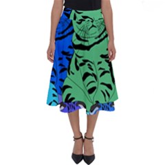 Pattern-cat Perfect Length Midi Skirt by nateshop