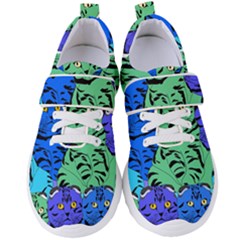 Pattern-cat Women s Velcro Strap Shoes