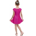 Pattern-pink Kids  Cap Sleeve Dress View2