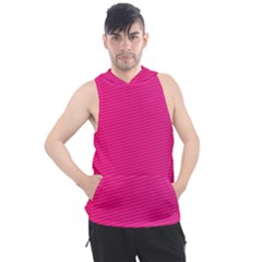 Pattern-pink Men s Sleeveless Hoodie