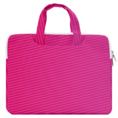 Pattern-pink MacBook Pro 13  Double Pocket Laptop Bag