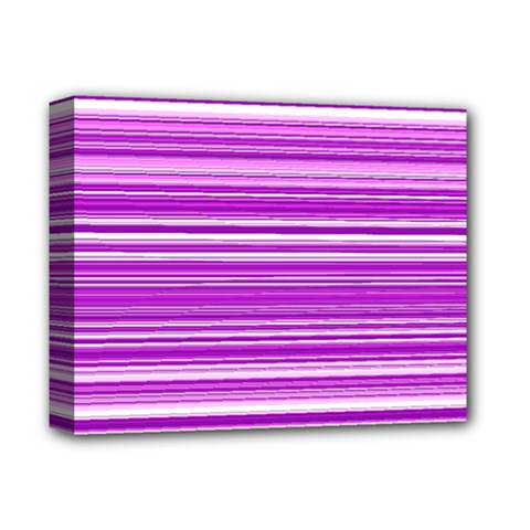 Pattern-purple Lines Deluxe Canvas 14  X 11  (stretched) by nateshop