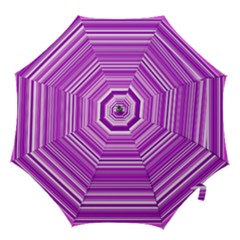 Pattern-purple Lines Hook Handle Umbrellas (large)