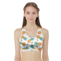 Pineapple Sports Bra With Border by nateshop