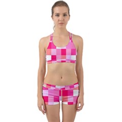 Pink Box Back Web Gym Set by nateshop