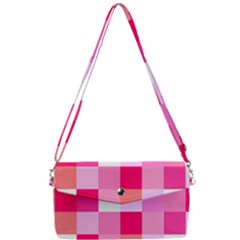 Pink Box Removable Strap Clutch Bag