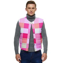 Pink Box Men s Short Button Up Puffer Vest	