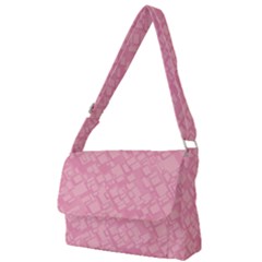 Pink Full Print Messenger Bag (l)