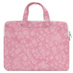 Pink Macbook Pro 16  Double Pocket Laptop Bag 