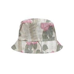 Roses,paint Inside Out Bucket Hat (kids)