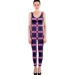 Seamless-box Puple One Piece Catsuit