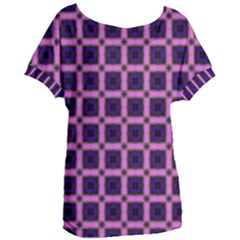 Seamless-box Puple Women s Oversized Tee