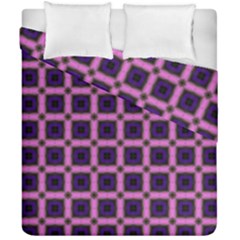 Seamless-box Puple Duvet Cover Double Side (california King Size) by nateshop