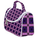 Seamless-box Puple Satchel Handbag View1