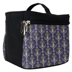 Seamless-pattern Gray Make Up Travel Bag (small)