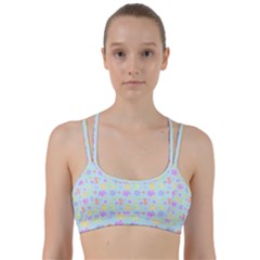 Dungeons And Cuties In Blue Line Them Up Sports Bra by thePastelAbomination