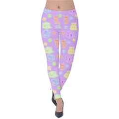 Dungeons And Cuties Velvet Leggings by thePastelAbomination