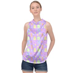 Dungeons and Cuties High Neck Satin Top