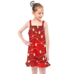 Background Christmas Decoration Holiday Xmas Shiny Kids  Overall Dress